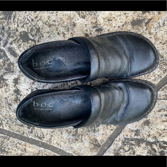 b.o.c. Born Concept Schroeder Black Mules Clogs Slip On Shoes Size 9/40.5 - Picture 3 of 11